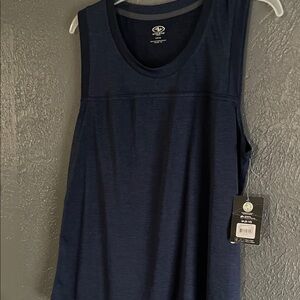 Women's Navy Sleeveless Top